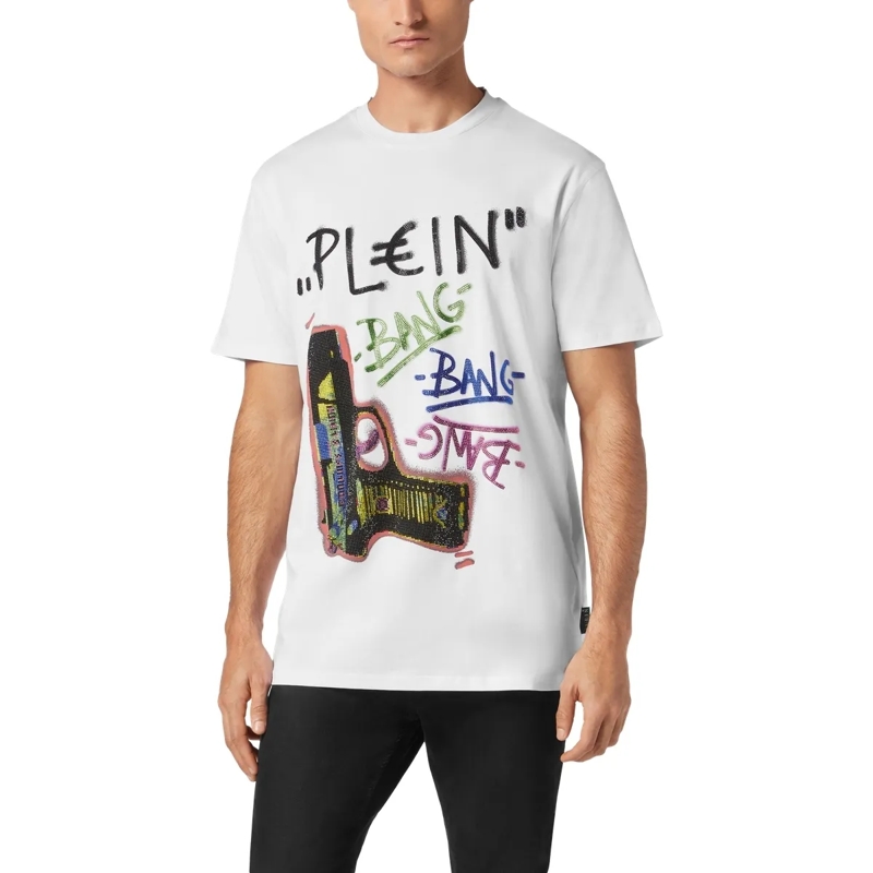 Philipp Plein T-Shirt T-Shirt Rundhalsausschnitt Ss weiss(Image 3)