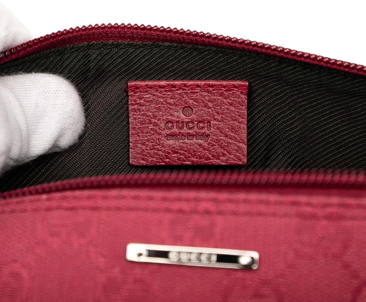 Thumbnail - Gucci Hobo Bags - GG Canvas Boat - Gr. unisize - in Rot - für Damen