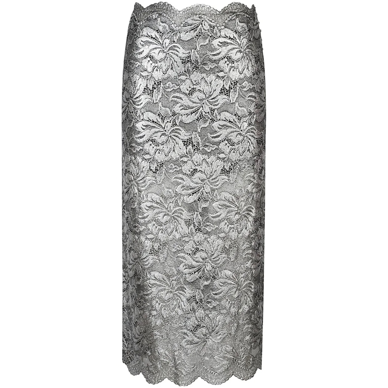 Paco Rabanne Midirock Long Skirt Black schwarz