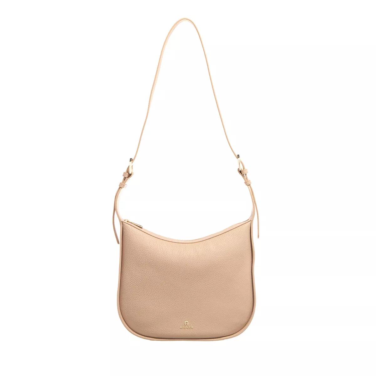 AIGNER Ivy Almond Beige Crossbody Bag