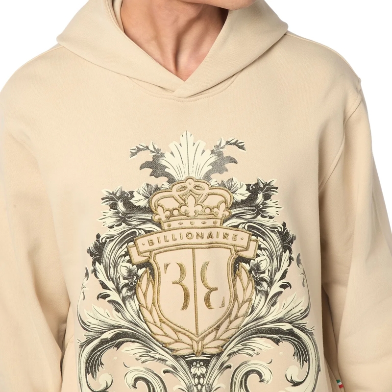 BILLIONAIRE Top Hoodie Baroque beige(Image 4)