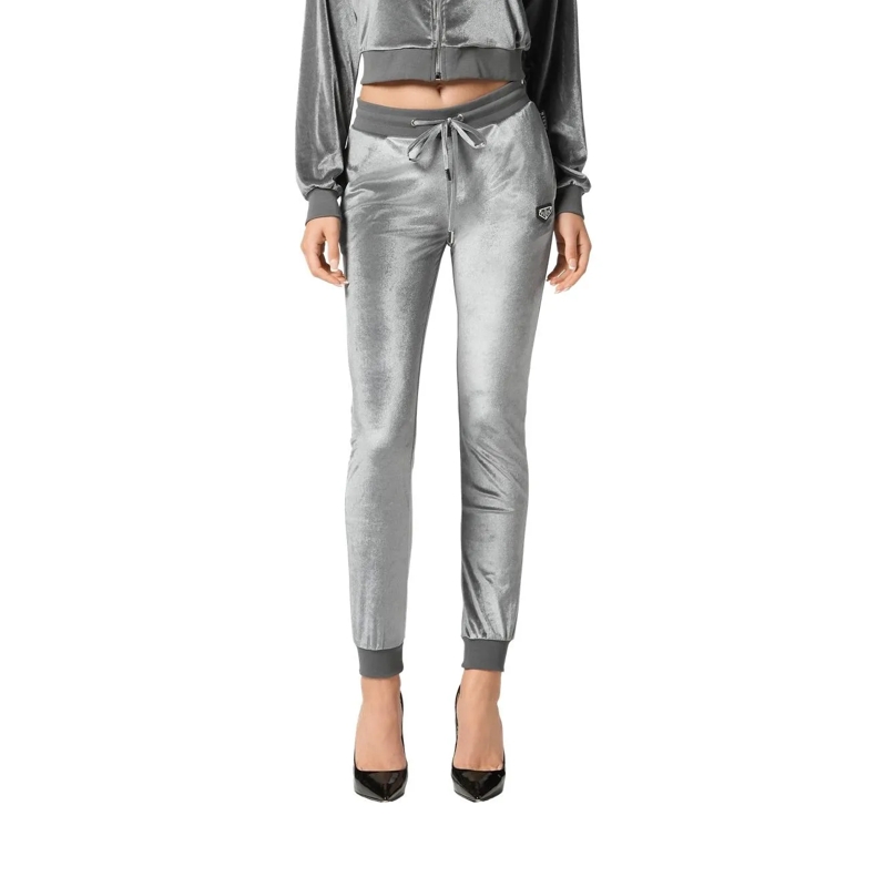 Philipp Plein Jogginghose Jogginghose Skull Mit Schmucksteinen grau(Image 2)