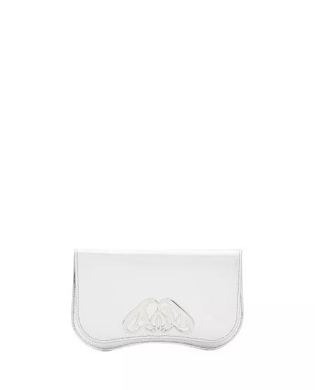 Alexander McQueen Clutches - Silver Clutch Bag - für Damen