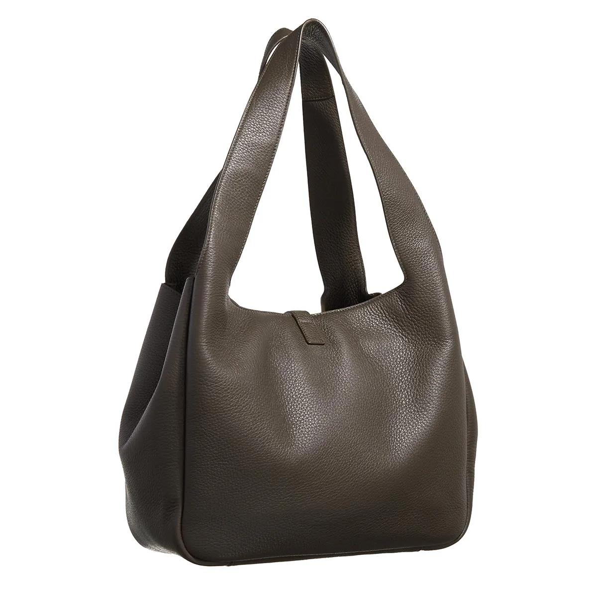 Saint Laurent Shoppers Le 5 A 7 Bea Bag in groen