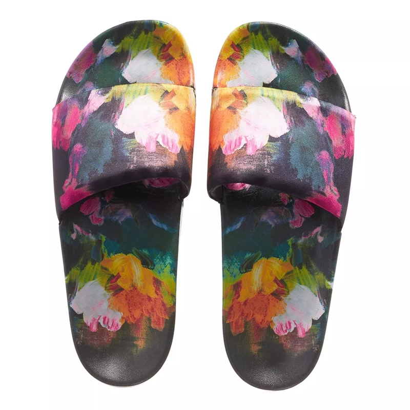 Ted Baker Slides Emmza Art Print Slider Black(Image 4)