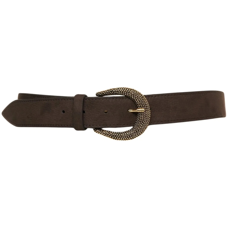 Orciani Ceinture en cuir Belt with stud details braun