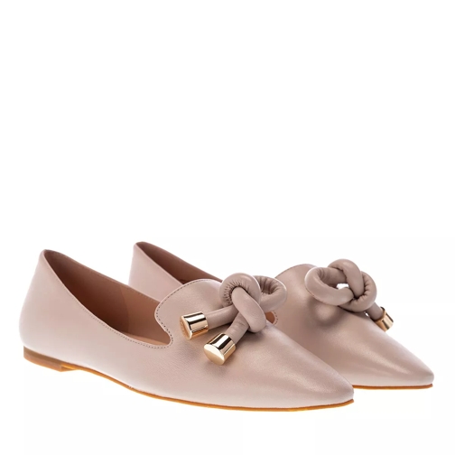 What For Floria Loafers Leather Nude Loafer