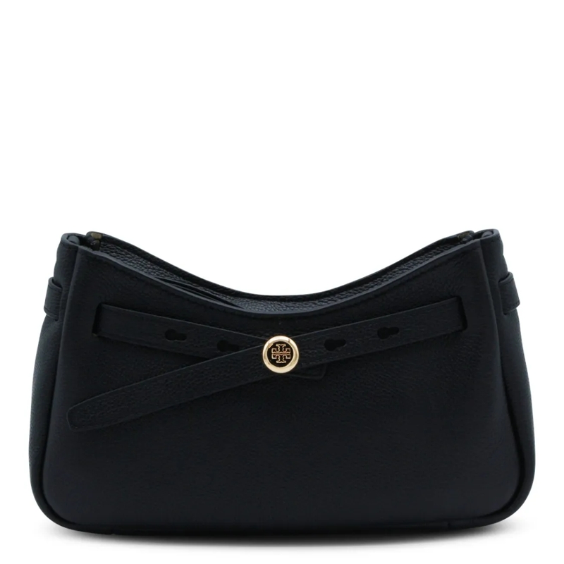 Tory Burch Schultertasche Black Leather Crossbody Bag Black
