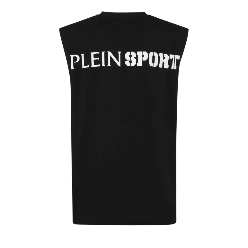 Plein Sport Top Tank-Top Scratch schwarz(Image 2)