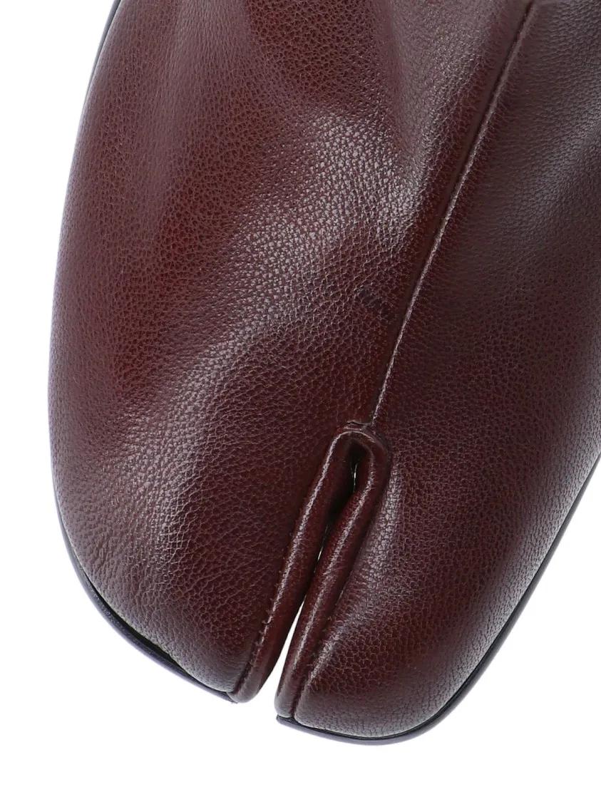 Thumbnail - Maison Margiela Stiefel - Ankle-High Split-Toe Brown Leather Boots - Gr. 41 (EU) - in Braun - für Damen