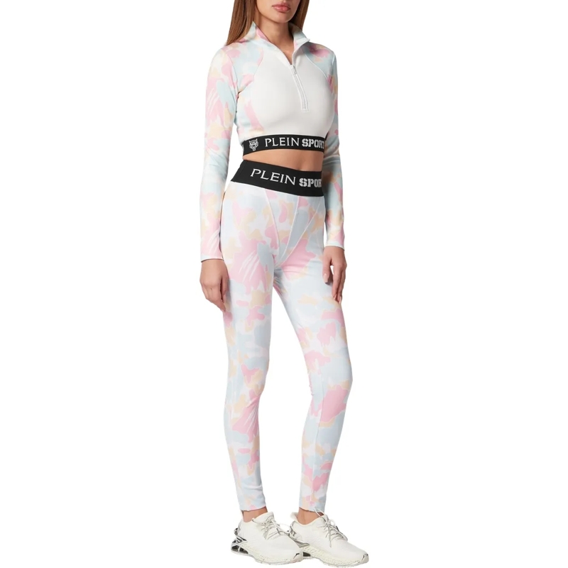 Plein Sport Leggings Leggings Camouflage rose(Image 4)