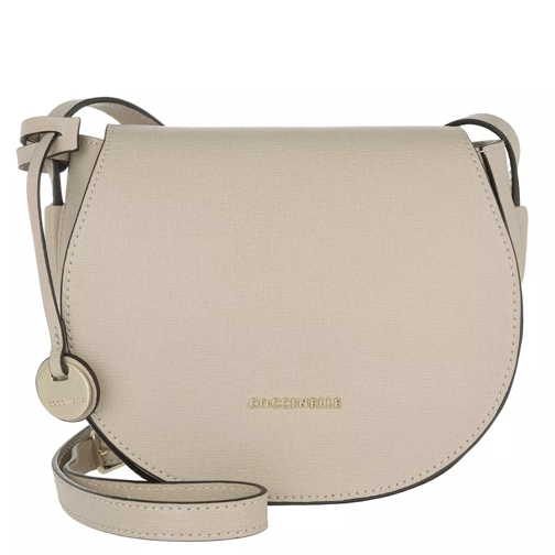Coccinelle Clementine Saffiano Leather Crossbody Bag Seashell Crossbody Bag