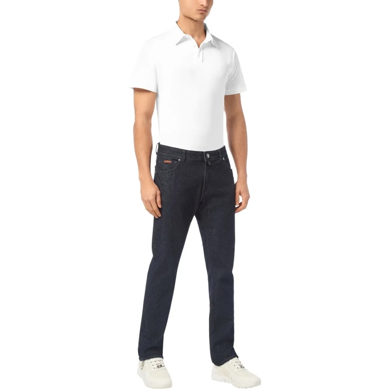 BILLIONAIRE Jeans mit geradem Bein Supergerader Schnitt dark blue washed(Image 3)