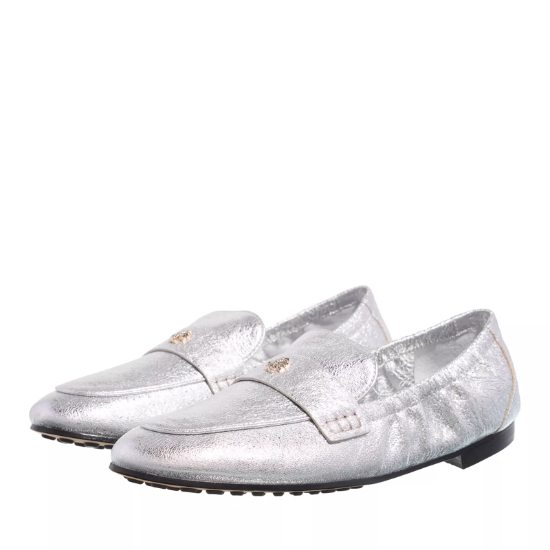 Tory Burch Loafer Ballet Loafer Shiny Silver