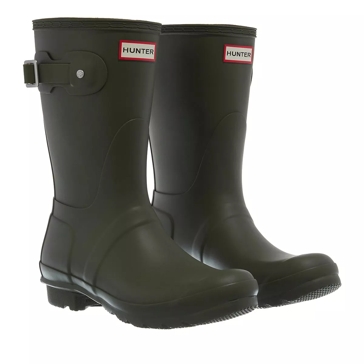 Dark olive short outlet hunter boots