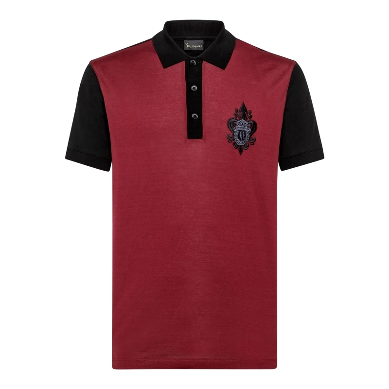 BILLIONAIRE Top Poloshirt bordeaux