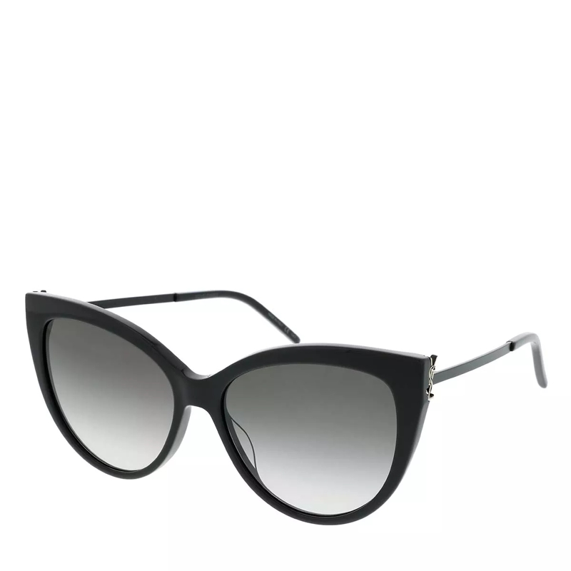 Saint Laurent Sonnenbrille SL M48S_A 56 Black/Smoke