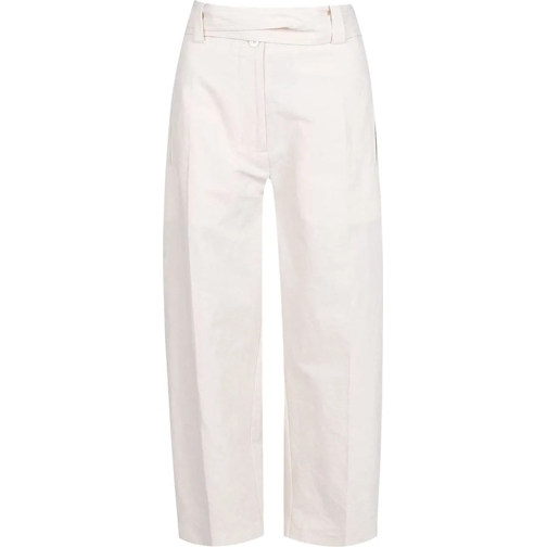 Moncler  2 Genius 1952 Belted Cropped Pants beige