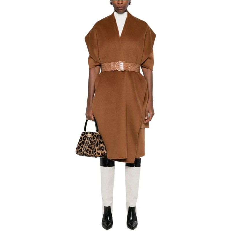 Elisabetta Franchi Veste de transition Coats Brown braun