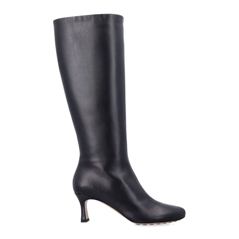 Bottega Veneta Laarzen Rana Nappa Leather Knee-High Boots Black