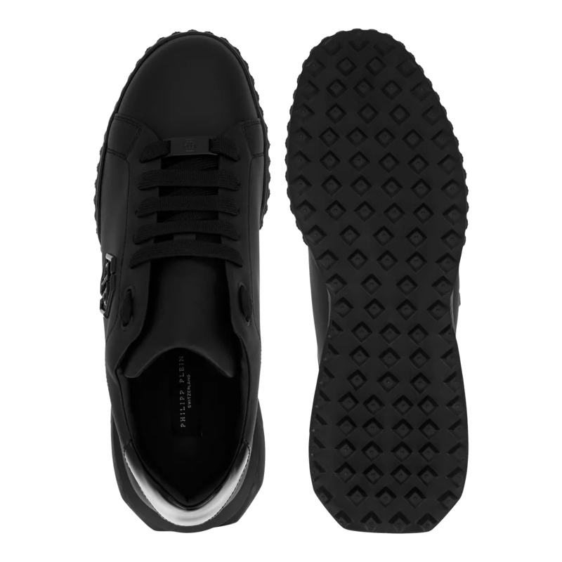 Philipp Plein Low-Top-Sneaker Lo-Top Turnschuhe Hexagon schwarz(Image 5)