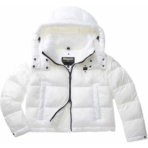 Blauer Übergangsjacke Blauer Jackets White weiß