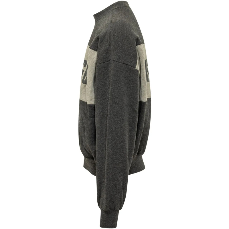 FEAR OF GOD  Felpa Corta con Lettering dunkelgrau(Image 3)