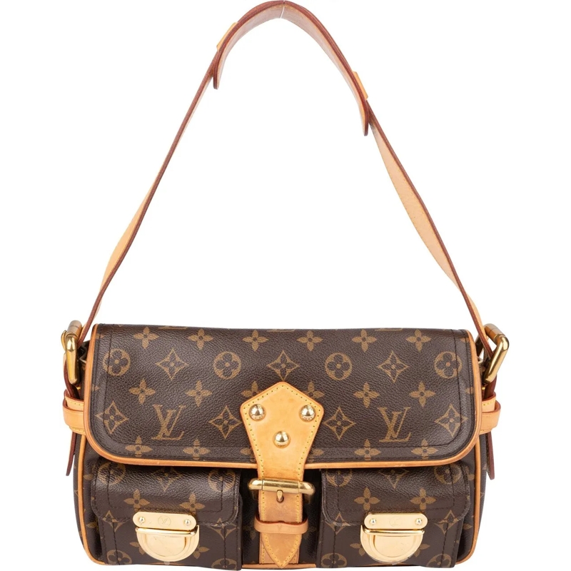 Louis Vuitton Schultertasche Louis Vuitton Canvas Monogram Hudson PM Shoulder B braun
