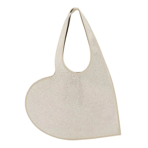 Coperni Tote Mini Heart Tote Bag - Cotton - Beige Neutrals