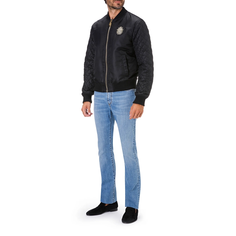 BILLIONAIRE Straight-Leg-Jeans Jeans Regular Fit Crest hell-blau(Image 2)