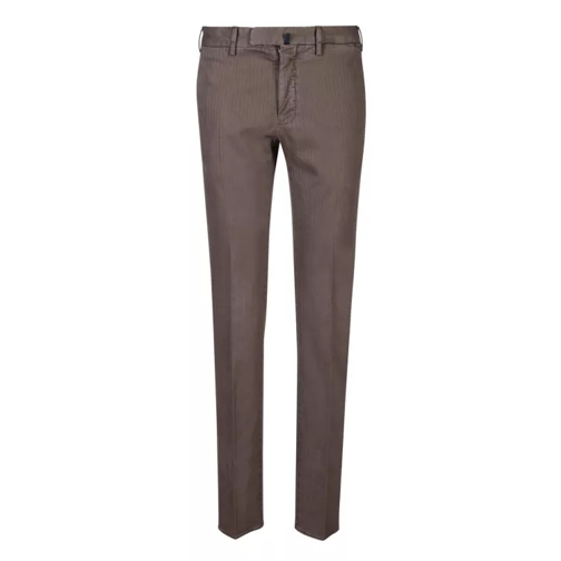 Incotex Cotton Trousers Brown 