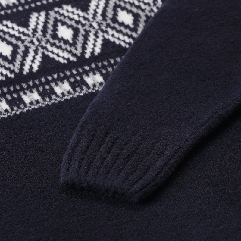 Gran Sasso Pull à col roulé Pullover aus Schurwolle-Mix braun(Image 3)