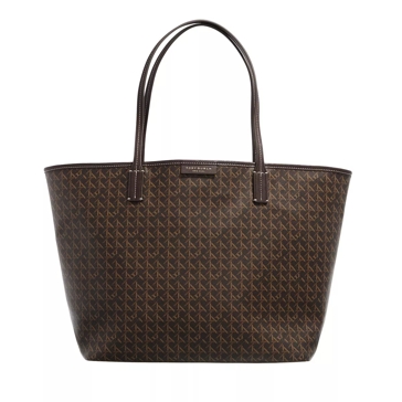 Tory Burch Ever Ready Tote Walnut Shopping Bag