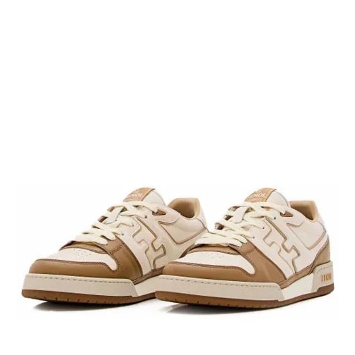 Fendi Match Sneakers Neutrals lage-top sneaker