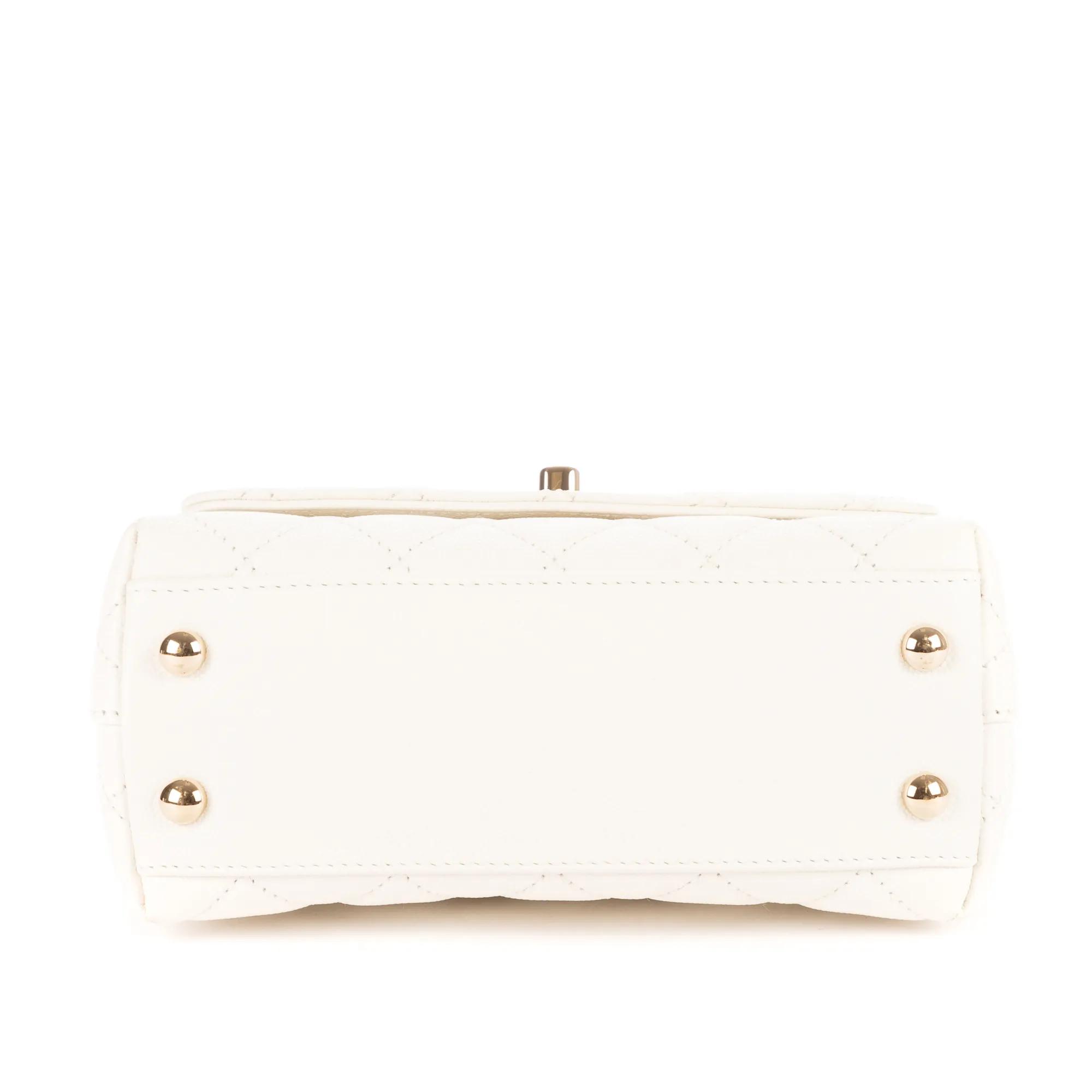 Thumbnail - Chanel Crossbody Bags - Timeless Top handle - Gr. unisize - in Weiß - für Damen