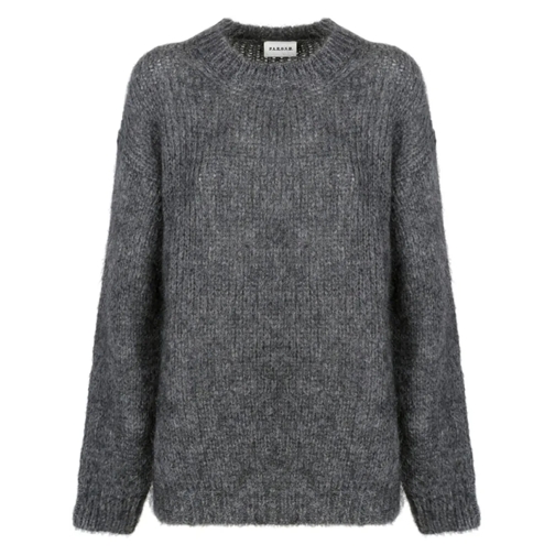 P.A.R.O.S.H. Pull Grey Wool Knitted Sweater Grey