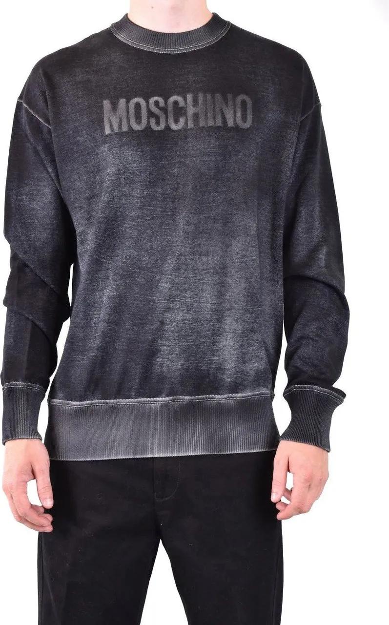 Thumbnail - Moschino - Black Cotton Knitwear - Größe 50 - schwarz