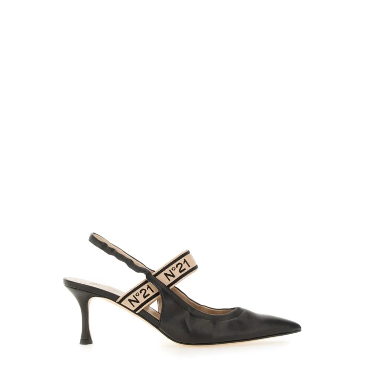 N°21 Pointed Toe Slingback Shoes Nº21 pointed-toe Slingback Pumps | Neutrals | FARFETCH PL