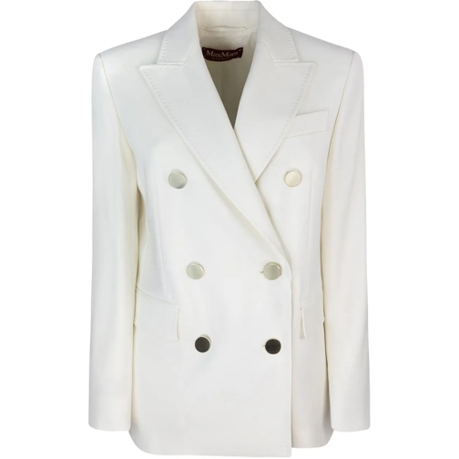 Max Mara Übergangsjacke Max Mara Studio Jackets White weiß