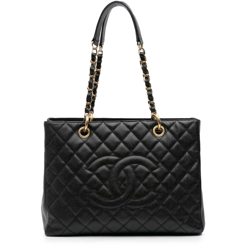 Chanel Shopper 2012-2013 Caviar Grand Shopping Tote schwarz