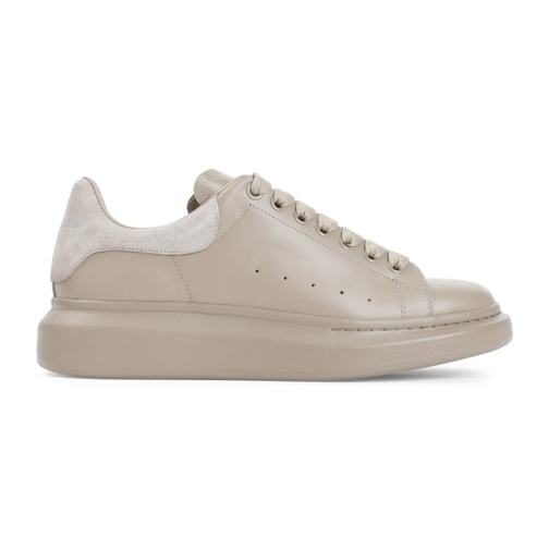 Alexander McQueen Low-Top Sneaker Stone Grey Calf Leather Sneakers Pink