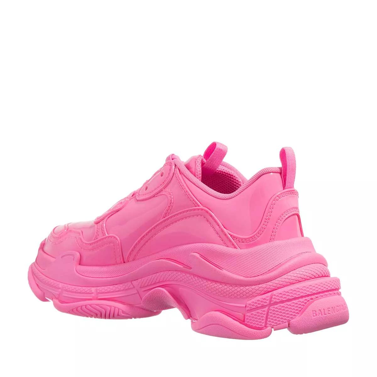 Pink balenciaga best sale triple s sneakers