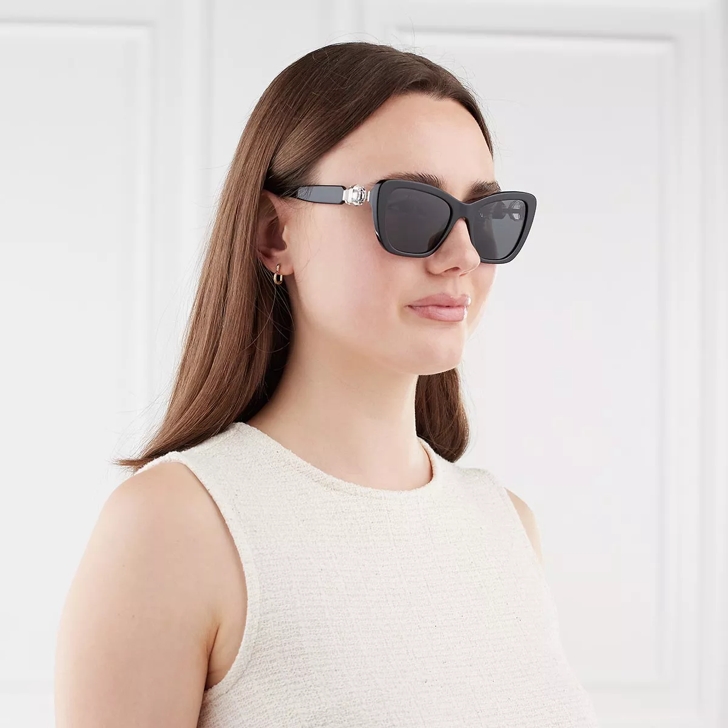 サングラス SWAROVSKI Woman Sunglasses Black 0SK6018 100187 Sunglasses Woman Swarovski SK 6018 100187 - price: €140.30