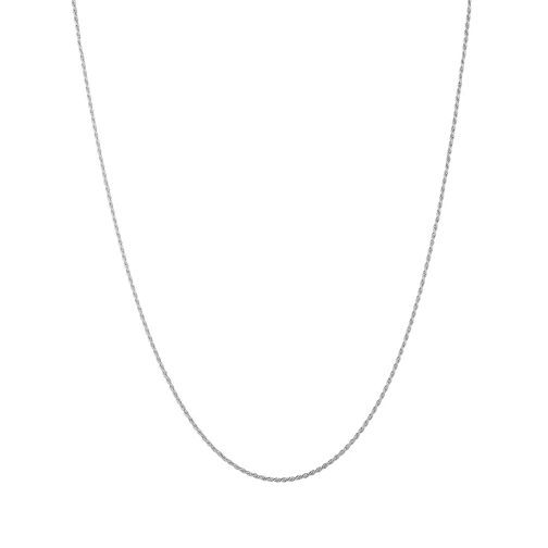 V by Laura Vann Rhodium Plated Twisted Rope Chain Silver Collana media