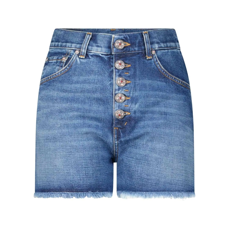 Dondup Bermuda-Shorts Jeansshorts Stella aus Baumwolle Blau