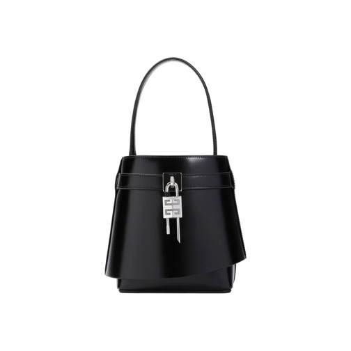 Givenchy Black Calf Leather Top Handle Bag Black Cross body-väskor