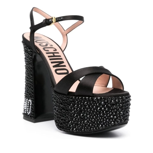 Moschino Claquette Sandals Black schwarz