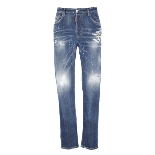 Dsquared2 Jeans Blue Cotton Jeans Blue