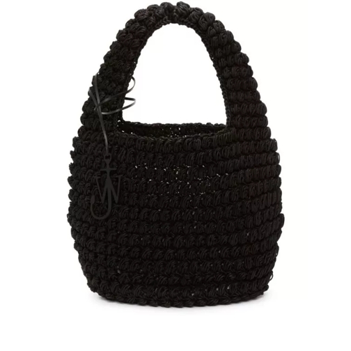 J.W.Anderson Large Popcorn Tote Bag Black Sporta