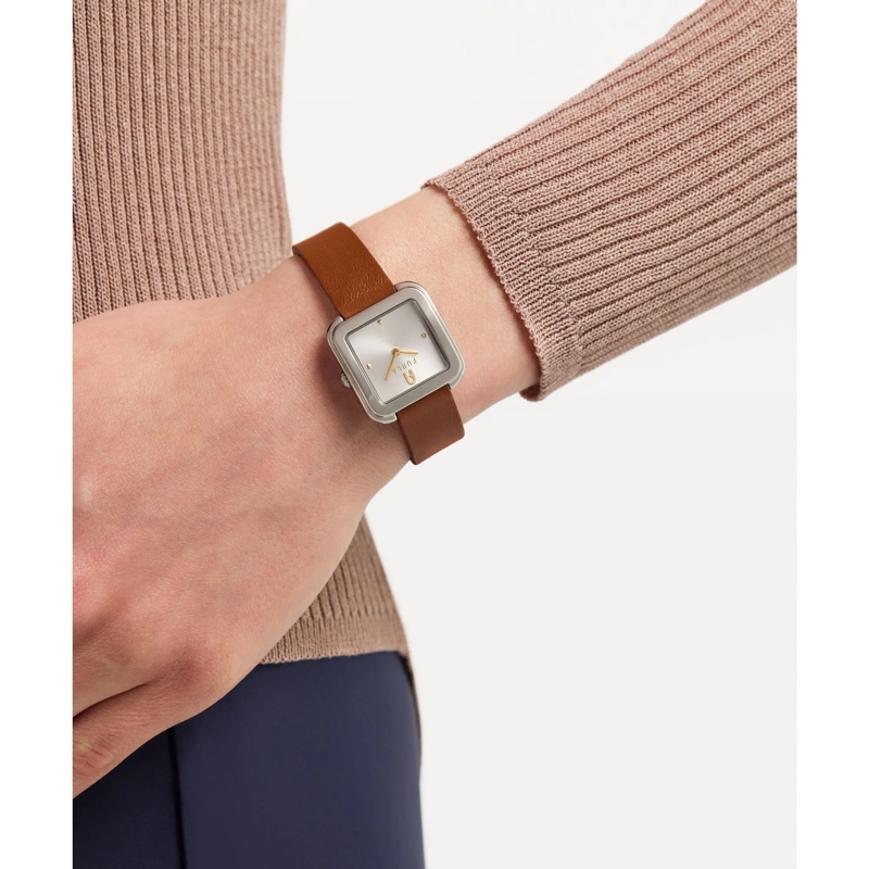 Furla Quarzuhr Quarz-Analoguhr Furla Diamante braun(Image 2)